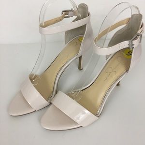 Jessica Simpson Open Toe Ankle Strap Heels Size 9